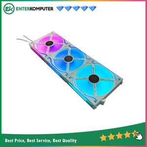 CUBE GAMING MAGNET WHITE A-RGB Fan (3 x 120MM) Wireless Connection Fan with Remote Controller - foto 1