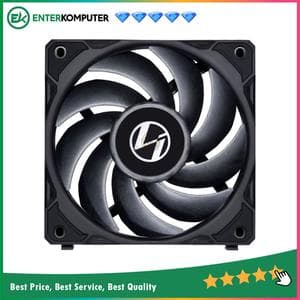 LIAN LI UNI FAN P28 (P28120-1B) BLACK - 12CM Fan - Single Pack - foto 1