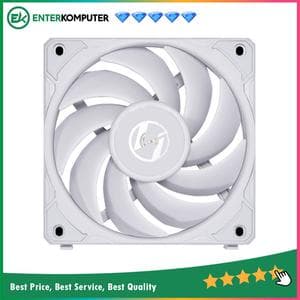 LIAN LI UNI FAN P28 (P28120-1W) WHITE - 12CM Fan - Single Pack - foto 1