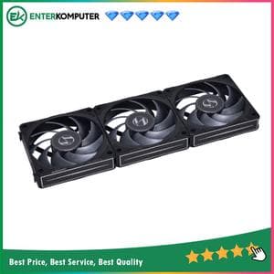 LIAN LI UNI FAN P28 (P28120-3B) BLACK - 12CM Fan - Triple Pack - foto 1