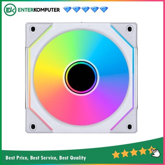 LIAN LI UNI FAN SL-INFINITY 140 WHITE - 14CM ARGB FAN - Infinity Mirror ARGB Fan - foto 1