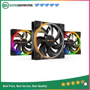 be quiet! Light Wings - 140mm PWM Silent 23.3 dB(A) - ARGB - Triple Pack (3Pcs) - foto 1