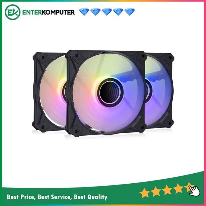 Aigo DarkFlash Infinity 8 Black (3 x 12CM Fan A-RGB) - foto 1