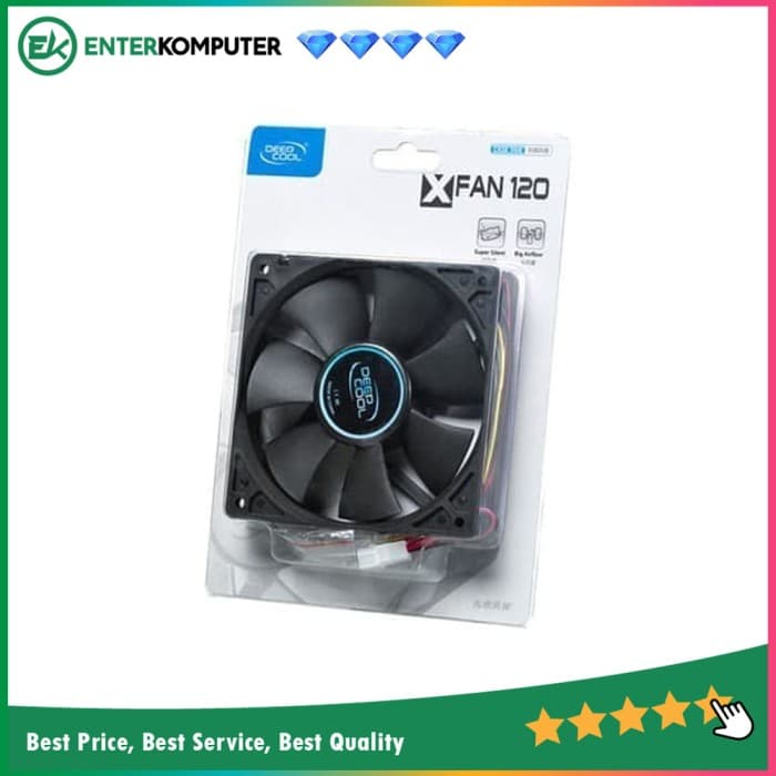 Deepcool XFAN 12CM Black (Hydro Bearing) - foto 1