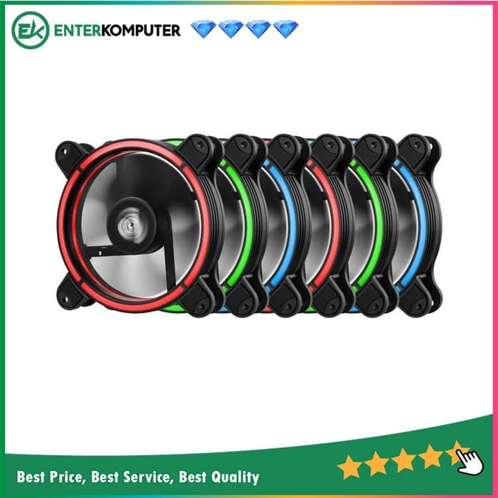 Enermax T.B RGB - UCTBRGB12-BP6 (6Pcs) - RGB With Remote Control - foto 1