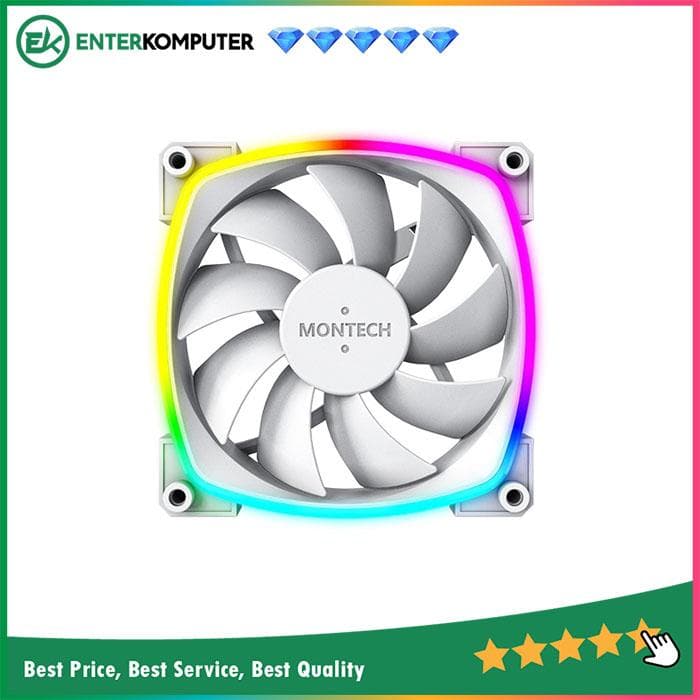 Montech AX120 PWM White ARGB Fan - foto 1