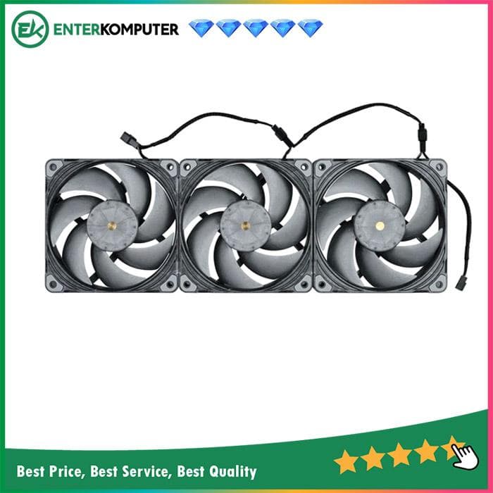 Phanteks T30-120 Premium LCP 6-Pole Performance Fan - Triple Pack - foto 1