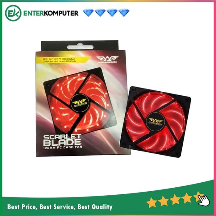 PowerLogic Scarlet Blade 12CM Red Fan - foto 1