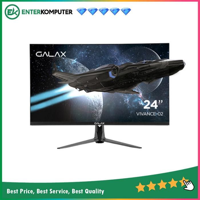 GALAX VIVANCE-02 24 FHD IPS Gaming Monitor 165Hz with G-SYNC - Response Time 1ms - foto 1