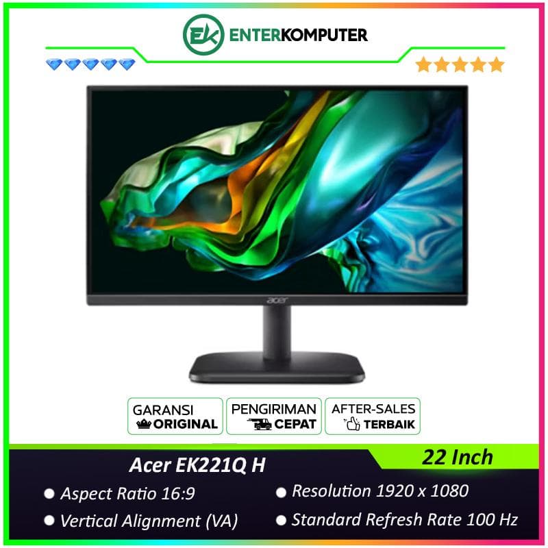 Acer EK221Q H 22 Inch FHD 100Hz Monitor - foto 1