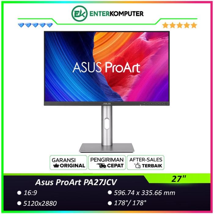 Asus ProArt PA27JCV 27 5K IPS HDR500 USB-C Professional Monitor - foto 1