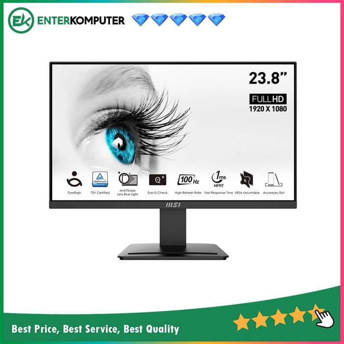 MSI Pro MP2412 23.8 FHD 100Hz Monitor - foto 1